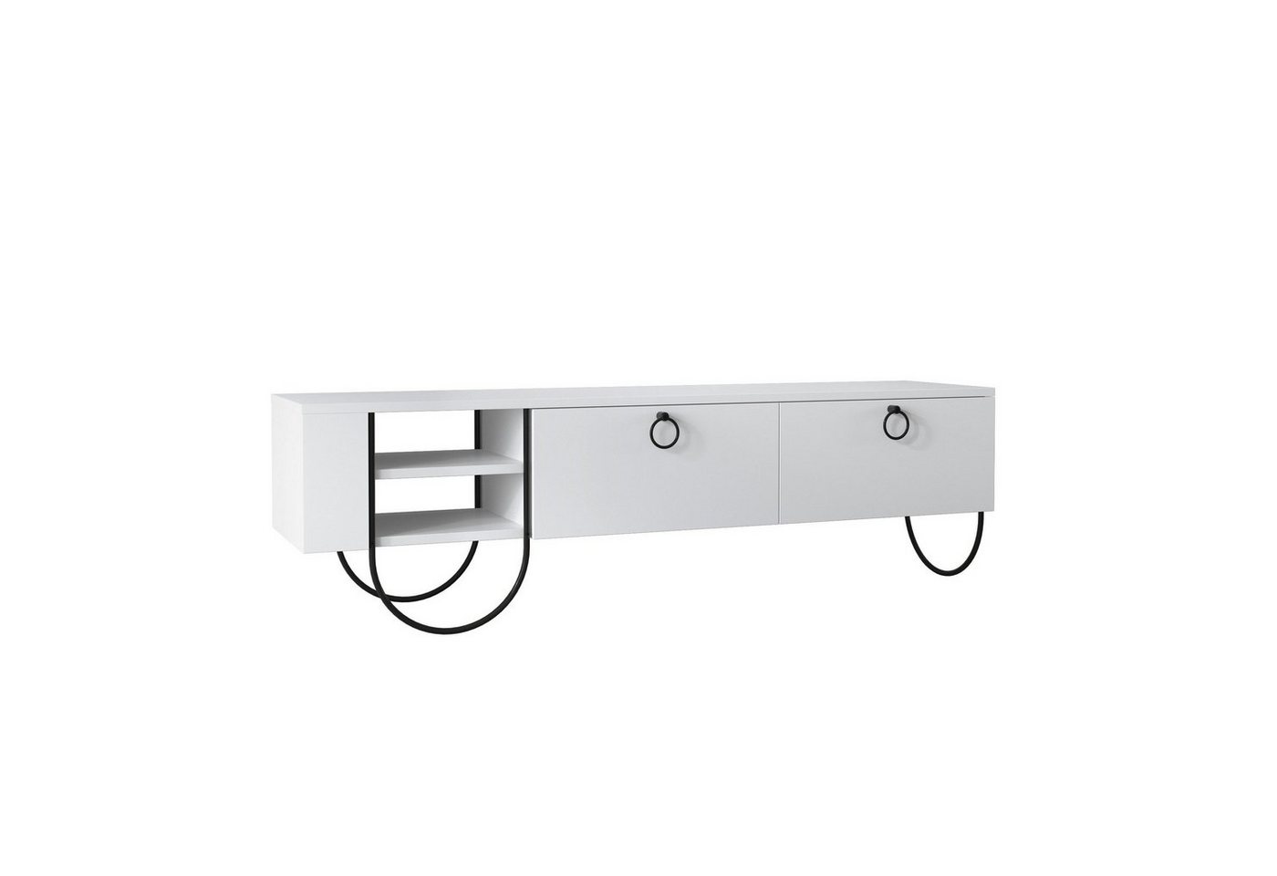 Skye Decor TV-Schrank 100% MELAMINE COATED PARTICLE BOARD, 44 cm x 36 cm x 150 cm S3052 von Skye Decor