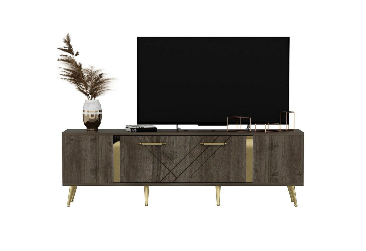 Skye Decor TV-Schrank 100% MELAMINE COATED PARTICLE BOARD, 48,2 cm x 35 cm x 150 cm V1140 von Skye Decor