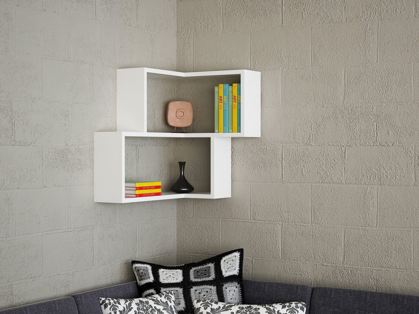 Skye Decor Wandregal 100% MELAMINE COATED PARTICLE BOARD, 55,4 cm x 14,5 cm x 45 cm N1621 Skye Decor Wandregal 100% MELAMINE COATED PARTICLE BOARD, 55,4 cm x 14,5 cm x 45 cm N1621 von Skye Decor