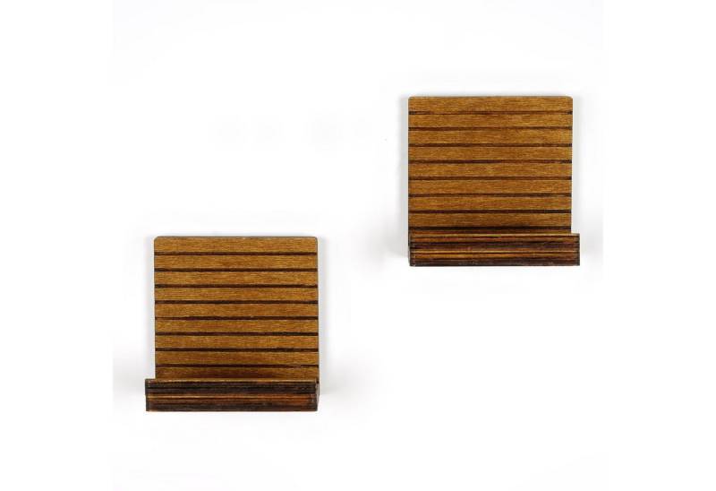 Skye Decor Wandregal 100% PLYWOOD, 13 x 13 x 7 cm (2 Pieces) L9064 von Skye Decor