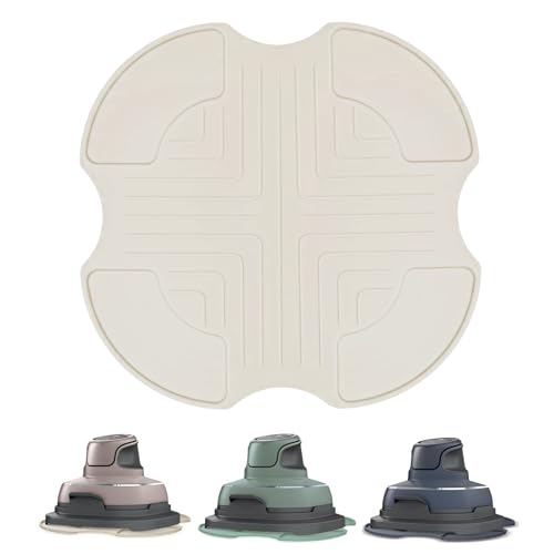 Untersetzer aus Silikon für Ninja CRISPi Luftfritteuse FN101EUSG, Untersetzer aus Silikon, Zubehör für Air Fryer Ninja FN101EU (gebrochenes Weiß) von Skyearman