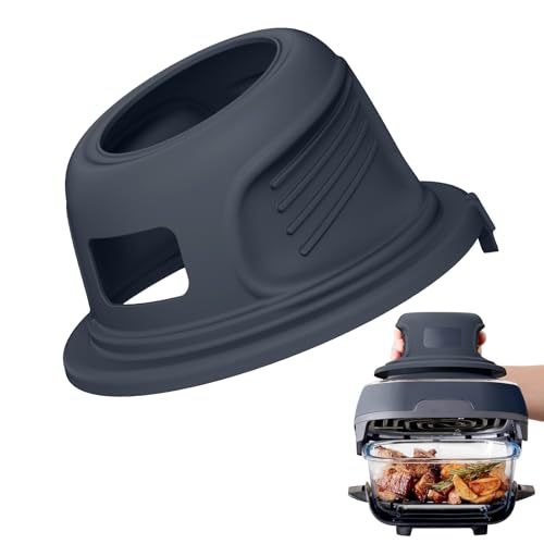 Zubehör für Ninja CRISPi Luftfritteuse FN101EU, 3 Stück Spritzschutzgitter + Untersetzer + Schutzhülle, wiederverwendbar, Zubehör aus Silikon für Air Fryer (Dunkelblau) von Skyearman