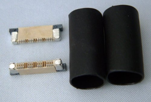 Verbindungsstecker 2RGB Stecker Einzel+Schrumpfschlauch (für professionelle Verbindung) Knickschutz von SKYFIELD