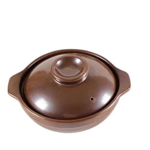 Schmortopf 650 ml 900 Auflauf Reis Nudel Brei Milch Suppe Ton Eintopf Steingut Kochtopf mit Griff Ohr Tontopf(A 950ML) von SkyjOy