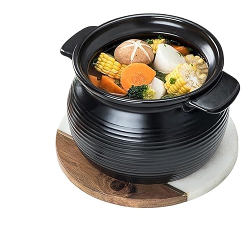 Schmortopf Eintopf-Auflauf, hitzebeständig, Eintopf, Keramik, Suppentopf, Haushaltsporzellan(4 L) von SkyjOy