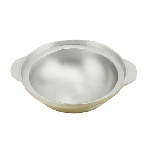 Schmortopf Kasserolle Aluminium Topf Trockenpfanne Suppentopf Kochgeschirr Töpfe for Kochen(18cm No have lid) von SkyjOy