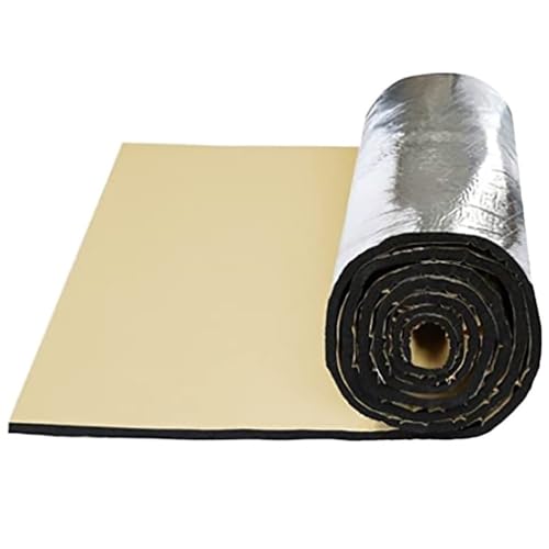 SkyjOy DäMmmatte Auto 50X200Cm 5/10/15mm Auto Deadener Mat Noise Motorkap Isolatie Deadening Voor Kap Motor Sticker Isolierung FüR Autos (Color : 15mm) von SkyjOy