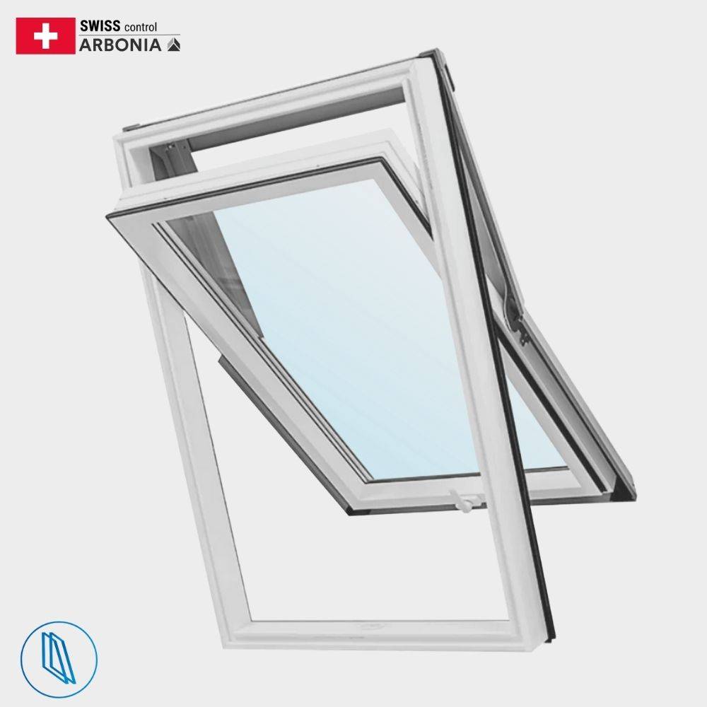 Kunststoff (PVC)  SKYLIGHT" Dachfenster und Eindeckrahmen" von Skylight