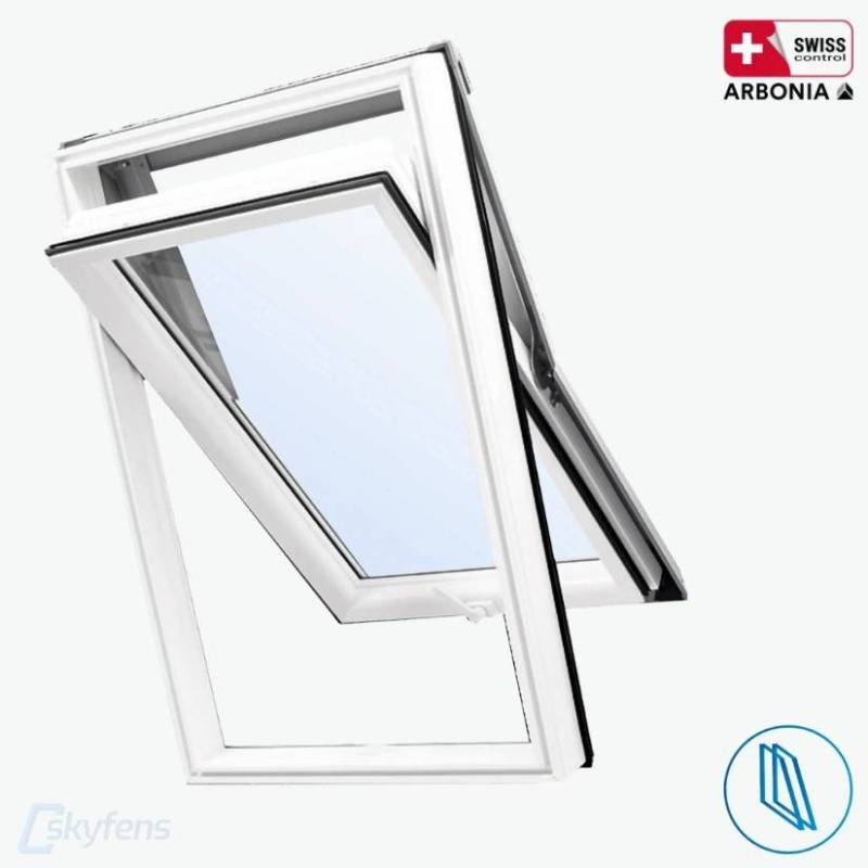 Kunststoff (PVC) SKYLIGHT PREMIUM" Dachfenster und Eindeckrahmen von Arbonia Konzern (Schweiz)" von Skylight