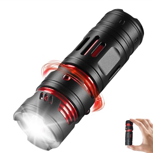 Skylla Taschenlampe kleine aufladbar LED Extrem Hell 600 Lumen, TYPE-C aufladbar Mini Torch für Camping Wandern Outdoor Notfälle Skylla Taschenlampe kleine aufladbar LED Extrem Hell 600 Lumen, TYPE-C aufladbar Mini Torch für Camping Wandern Outdoor Notfälle von Skylla