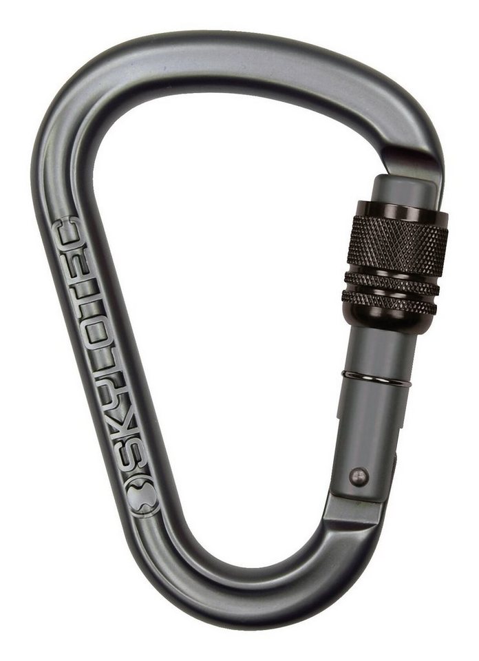 Skylotec Karabiner, HSM Schraubkarabiner, passO-SC, dunkelgrau von Skylotec