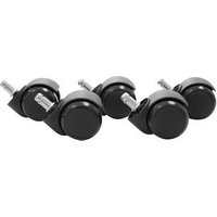 AMSTYLE 5er Set Rollen für Bürostuhl Schwarz 11 / 50 mm AMSTYLE 5er Set Rollen für Bürostuhl Schwarz 11 / 50 mm von Skyport