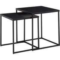 WOHNLING Beistelltisch Metall Satztisch 2 teilig Couchtisch Tisch Set Schwarz WOHNLING Beistelltisch Metall Satztisch 2 teilig Couchtisch Tisch Set Schwarz von Skyport