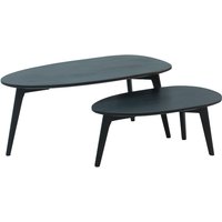 WOHNLING Couchtisch 2er Set Nierenform Holz Wohnzimmertisch Beistelltisch Tisch WOHNLING Couchtisch 2er Set Nierenform Holz Wohnzimmertisch Beistelltisch Tisch von Skyport