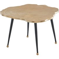 WOHNLING Couchtisch Baumscheibe Metall Sofatisch 64x64x37 Tisch Wohnzimmertisch von Skyport