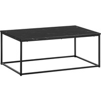 WOHNLING Couchtisch Marmor Optik Schwarz 100x60 cm Wohnzimmertisch Tisch Metall WOHNLING Couchtisch Marmor Optik Schwarz 100x60 cm Wohnzimmertisch Tisch Metall von Skyport