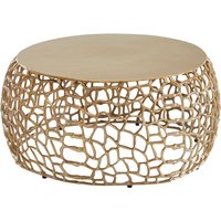 WOHNLING Couchtisch Metall Gold Sofatisch Ø 66 cm Tisch Wohnzimmertisch Rund WOHNLING Couchtisch Metall Gold Sofatisch Ø 66 cm Tisch Wohnzimmertisch Rund von Skyport