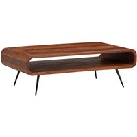 WOHNLING Couchtisch Sofatisch Holz Massiv 90x55x30 cm Wohnzimmertisch Tisch von Skyport