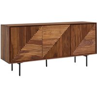 WOHNLING Sideboard 148x72x40 cm Holz Massiv Kommode Anrichte Modern Standschrank WOHNLING Sideboard 148x72x40 cm Holz Massiv Kommode Anrichte Modern Standschrank von Skyport