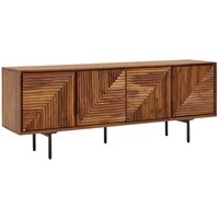 WOHNLING TV Schrank 140x54x33 cm Lowboard Holz Fernsehkommode Fernsehschrank WOHNLING TV Schrank 140x54x33 cm Lowboard Holz Fernsehkommode Fernsehschrank von Skyport