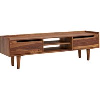 WOHNLING TV Schrank 145x43x35 cm Lowboard Holz Fernsehkommode Fernsehschrank von Skyport