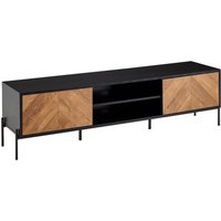 WOHNLING TV Schrank 163x45x40 cm Lowboard Holz Fernsehkommode Fernsehschrank WOHNLING TV Schrank 163x45x40 cm Lowboard Holz Fernsehkommode Fernsehschrank von Skyport