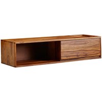 WOHNLING TV Schrank Hängend 108x25x34 cm Lowboard Holz Massiv Fernsehkommode WOHNLING TV Schrank Hängend 108x25x34 cm Lowboard Holz Massiv Fernsehkommode von Skyport