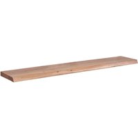 WOHNLING Wandregal Baumkante Akazie Holz Design Schweberegal 140 cm Regal Massiv WOHNLING Wandregal Baumkante Akazie Holz Design Schweberegal 140 cm Regal Massiv von Skyport