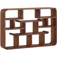 WOHNLING Wandregal Holz Massiv 80x55x15 cm Hängeregal Regal Schweberegal Groß WOHNLING Wandregal Holz Massiv 80x55x15 cm Hängeregal Regal Schweberegal Groß von Skyport