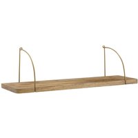 WOHNLING Wandregal Holz Metall 80x25x22 cm Hängeregal Regal Klein Industrial WOHNLING Wandregal Holz Metall 80x25x22 cm Hängeregal Regal Klein Industrial von Skyport