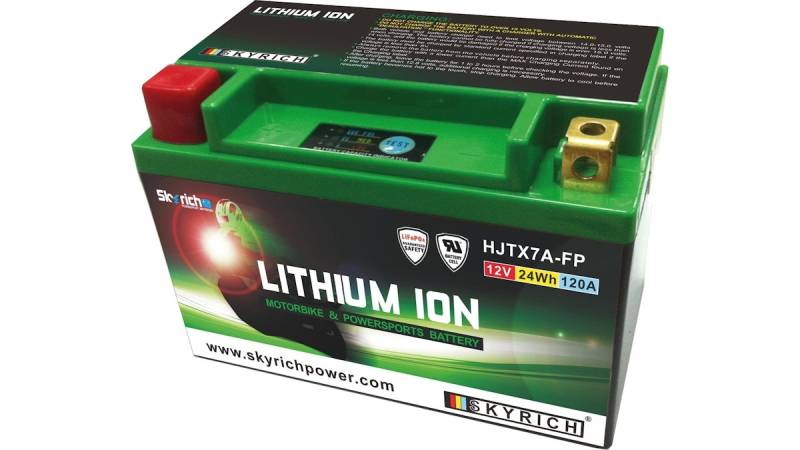 Skyrich LiFePO4 Batterie wartungsfrei, mit steckbaren Distanzstücken von Skyrich