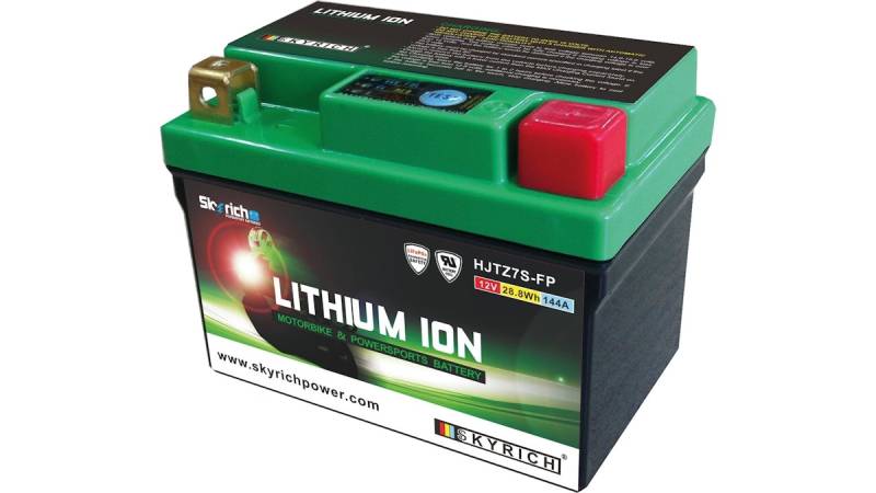 Skyrich LiFePO4 Batterie wartungsfrei, mit steckbaren Distanzstücken von Skyrich