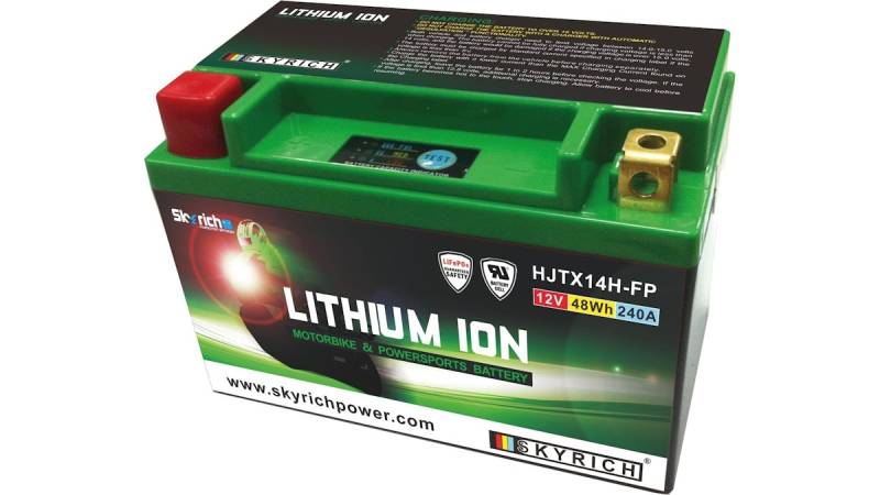 Skyrich LiFePO4 Batterie wartungsfrei, mit steckbaren Distanzstücken von Skyrich