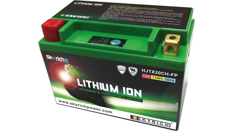 Skyrich LiFePO4 Batterie wartungsfrei, mit steckbaren Distanzstücken von Skyrich