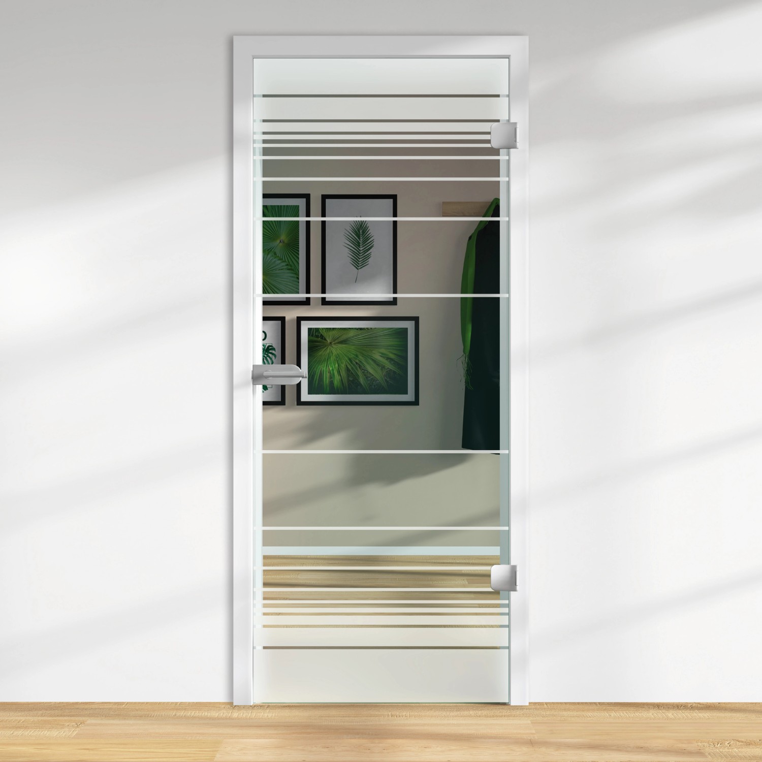 Glasdrehtür ESG Floatglas Dekor Siebdruck 36/06 DIN Rechts 2097 x 834 x 8 mm Glasdrehtür ESG Floatglas Dekor Siebdruck 36/06 DIN Rechts 2097 x 834 x 8 mm von Skyscope
