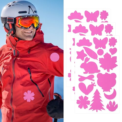 Skystuff 48 Stück Daunenjacke Flicken Nylon Reparaturband, Zelt Reparatur Kits, Selbstklebende Reparatur Flicken für Jacke Oberbekleidung Zelt Reparatur, Rosa Skystuff 48 Stück Daunenjacke Flicken Nylon Reparaturband, Zelt Reparatur Kits, Selbstklebende Reparatur Flicken für Jacke Oberbekleidung Zelt Reparatur, Rosa von Skystuff