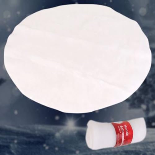 DAHLMANN Weihnachtsbaumdecke Ø100cm Schneedecke Christbaum Unterlage Vliesdecke Dekodecke von DAHLMANN