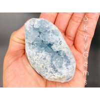 Blauer Celestit Cluster, Celestit, Rohstein, Kristall, | 6 von SkyyGems