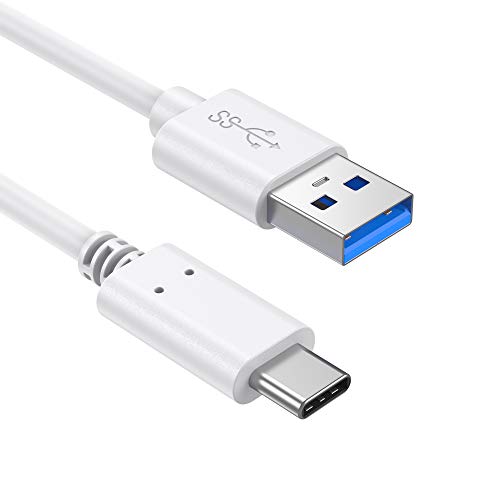 Slabo Ladekabel USB Typ C für Samsung Galaxy A04e | A04s | A14 (4G | 5G) | A34 5G | A54 5G | M13 4G | M14 | M54 5G Datenkabel Verbindungskabel Sync-Kabel - WEIß von Slabo