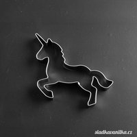 Ausstechform - Einhorn, Lebkuchen, Keks Edelstahl von SladkaVanilkaCZ