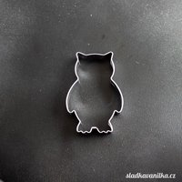 Ausstechform - Eule, Lebkuchen, Keks Edelstahl von SladkaVanilkaCZ