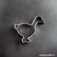 Ausstechform - Gans, Lebkuchen, Keks Edelstahl von SladkaVanilkaCZ