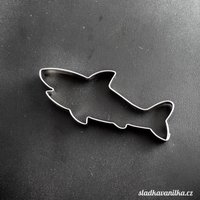 Ausstechform - Hai, Lebkuchen, Keks Edelstahl von SladkaVanilkaCZ
