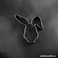 Ausstechform - Hasenkopf, Lebkuchen, Keks Edelstahl von SladkaVanilkaCZ