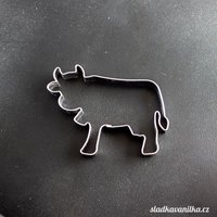 Ausstechform - Kuh, Lebkuchen, Keks Edelstahl von SladkaVanilkaCZ