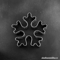 Ausstechform - Große Schneeflocke, Lebkuchen, Keks Edelstahl von SladkaVanilkaCZ