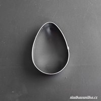 Ausstechform - Osterei, Lebkuchen, Keks Edelstahl von SladkaVanilkaCZ