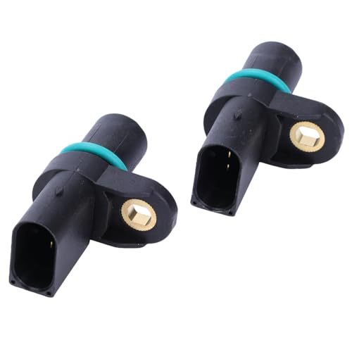 Slakerbe 2PCS Nockenwellenpositionssensor Einlass Auslass Kompatibel mit 1er E87 3er E36 E46 E90 E91 5er E39 E60 E61 6er E63 E64 7er E38 E65 X3 E83 X5 E53 Z3 E36 Z4 E85,12141435351 Nockenwellensensor von Slakerbe