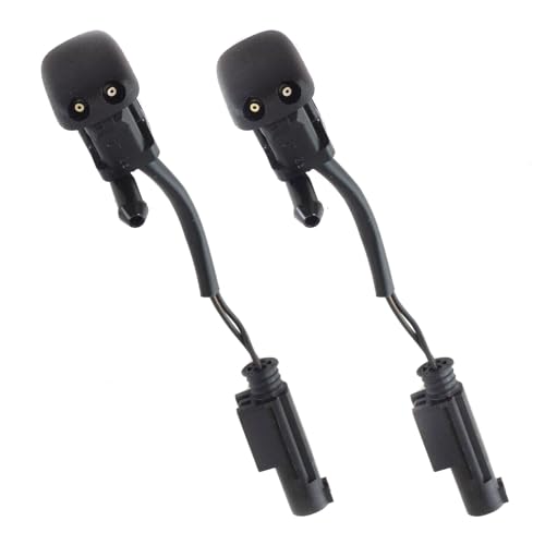 Slakerbe Waschwasserdüse Spritzdüse Scheibenwaschdüsen,61668361039 Scheibenwaschdüse Heizung Waschanlage Düse Kompatibel für 5er E39 528I 530I M5 1996 1997 1998 1999 2000 2001 2002 2003 von Slakerbe