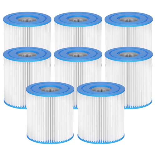 29007E Typ H Schwimmbad Filterkartusche Ersatz Kompatibel mit Intex 29007E 330 GPH 28601EG Filterpumpe für oberirdische Pools, Schwimmbad Easy Set Filter Typ H, 8 Stück 29007E Typ H Schwimmbad Filterkartusche Ersatz Kompatibel mit Intex 29007E 330 GPH 28601EG Filterpumpe für oberirdische Pools, Schwimmbad Easy Set Filter Typ H, 8 Stück von Slamate
